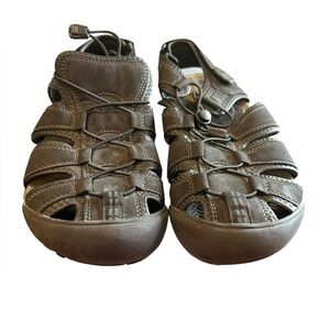 Khombu Black Synthetic Travis Sandals Outdoor Activities Water Resistant…